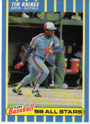1988 Fleer Baseball All-Stars Baseball Cards   031      Tim Raines